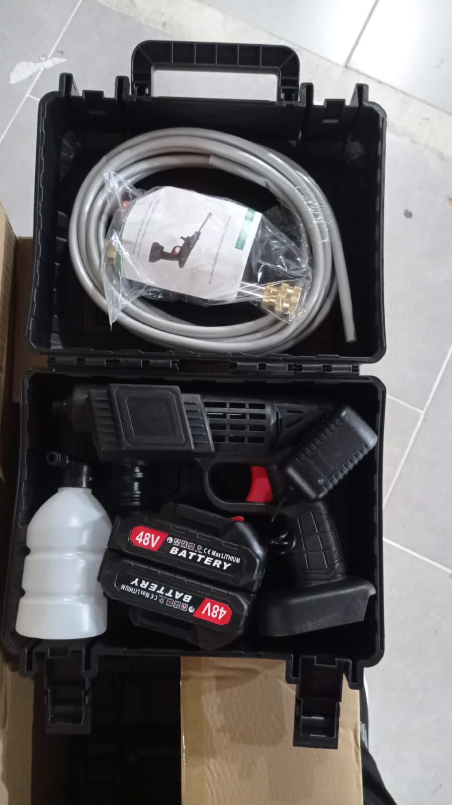 Hidrolavadora inalambrica 2 BATERIAS 48V