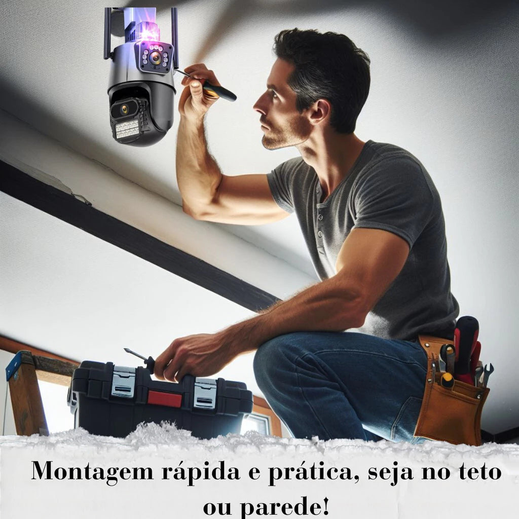 📸 Cámara WiFi 4K con doble lente