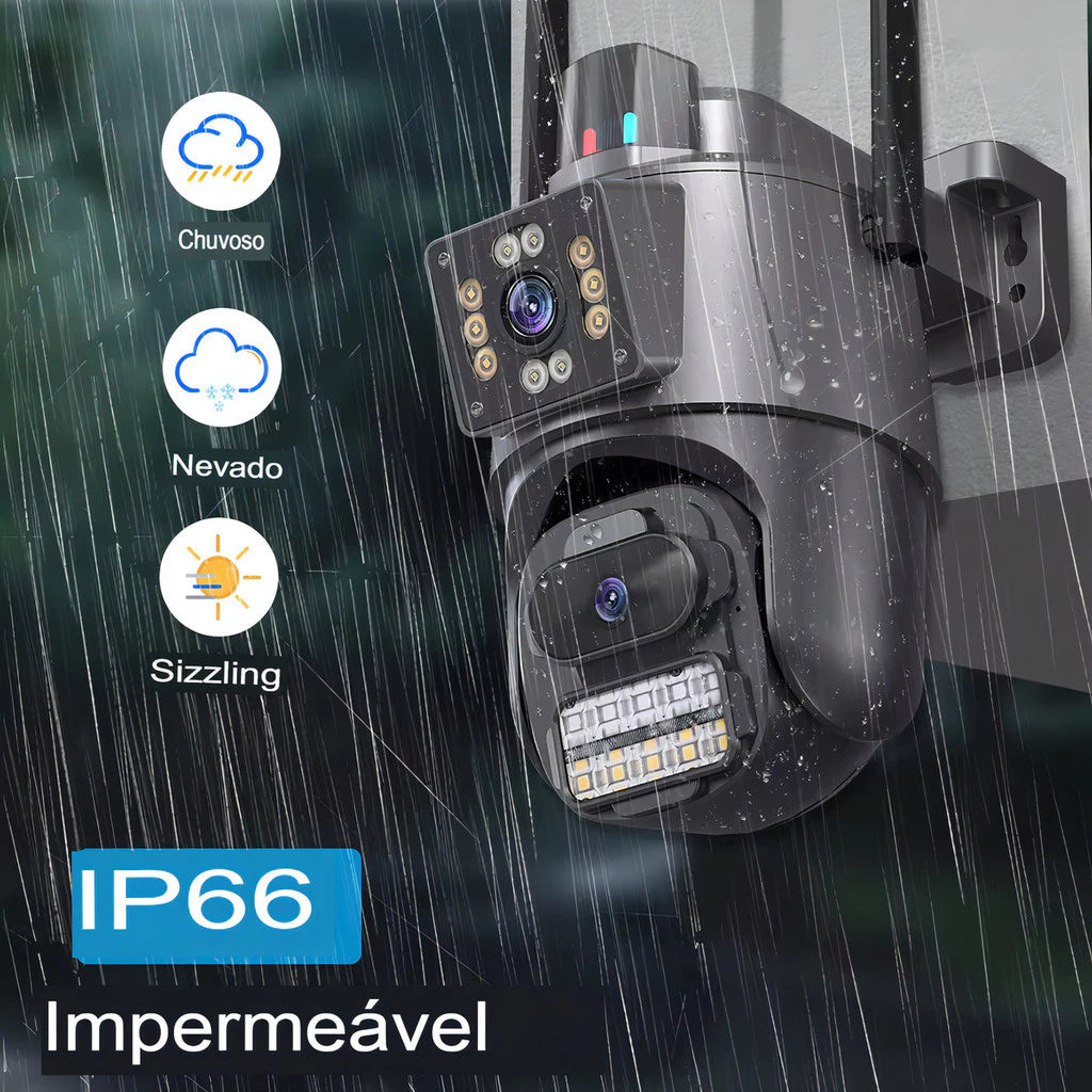 📸 Cámara WiFi 4K con doble lente