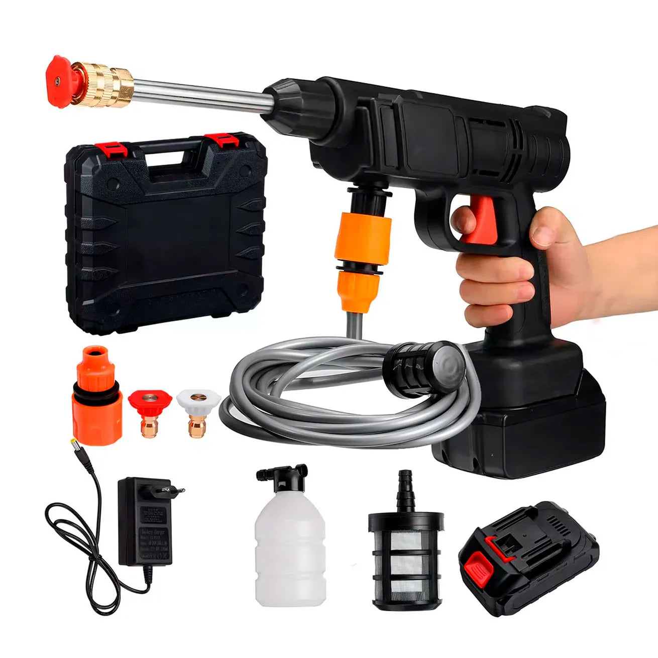 Hidrolavadora Recargable 2 Baterias